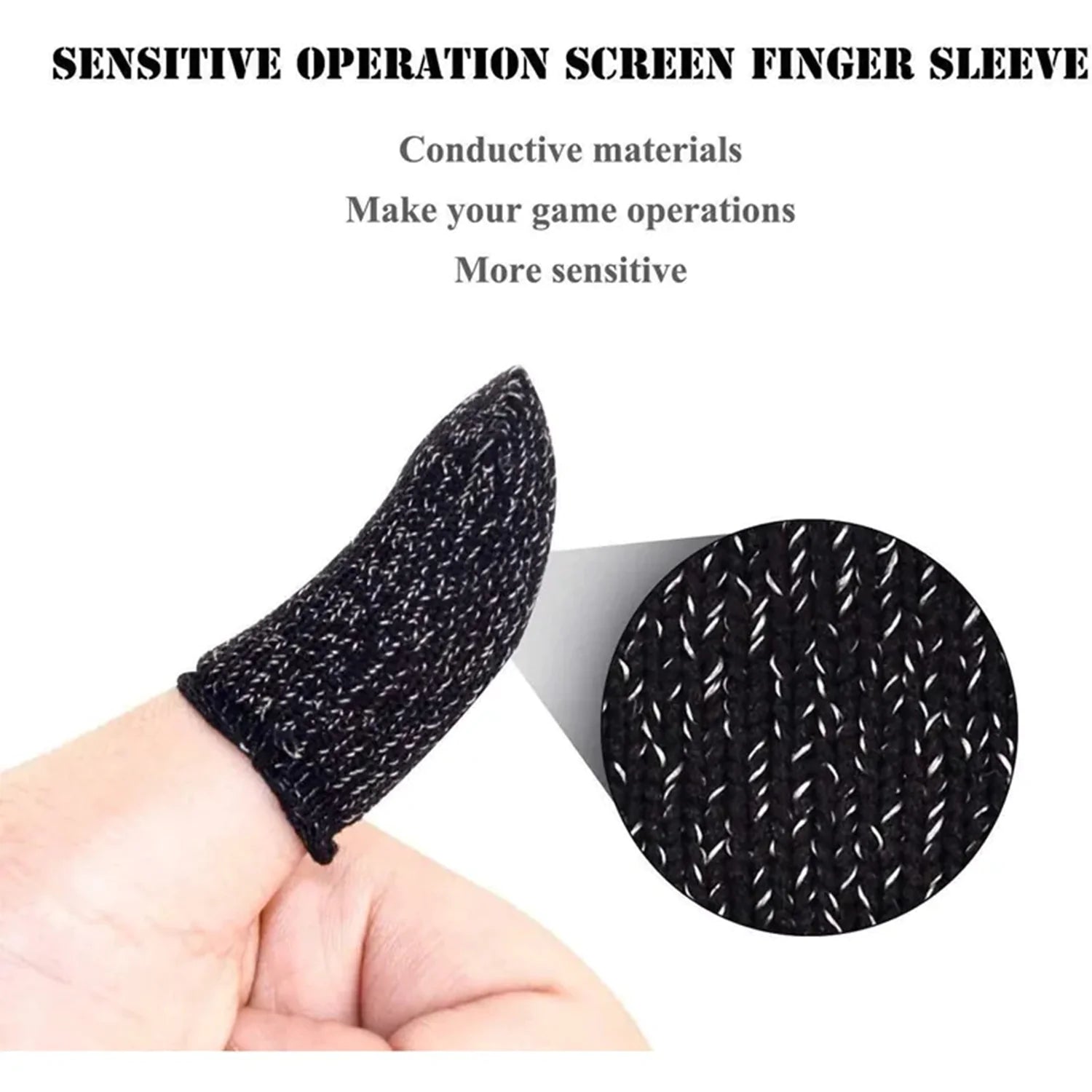 10 Pcs Screen PUBG Gaming Finger Sleeve