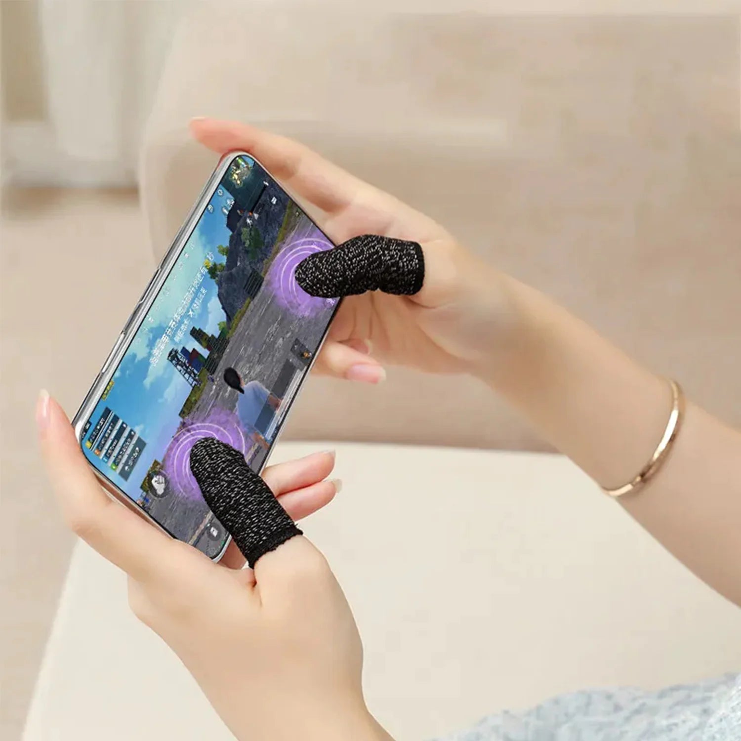 10 Pcs Screen PUBG Gaming Finger Sleeve