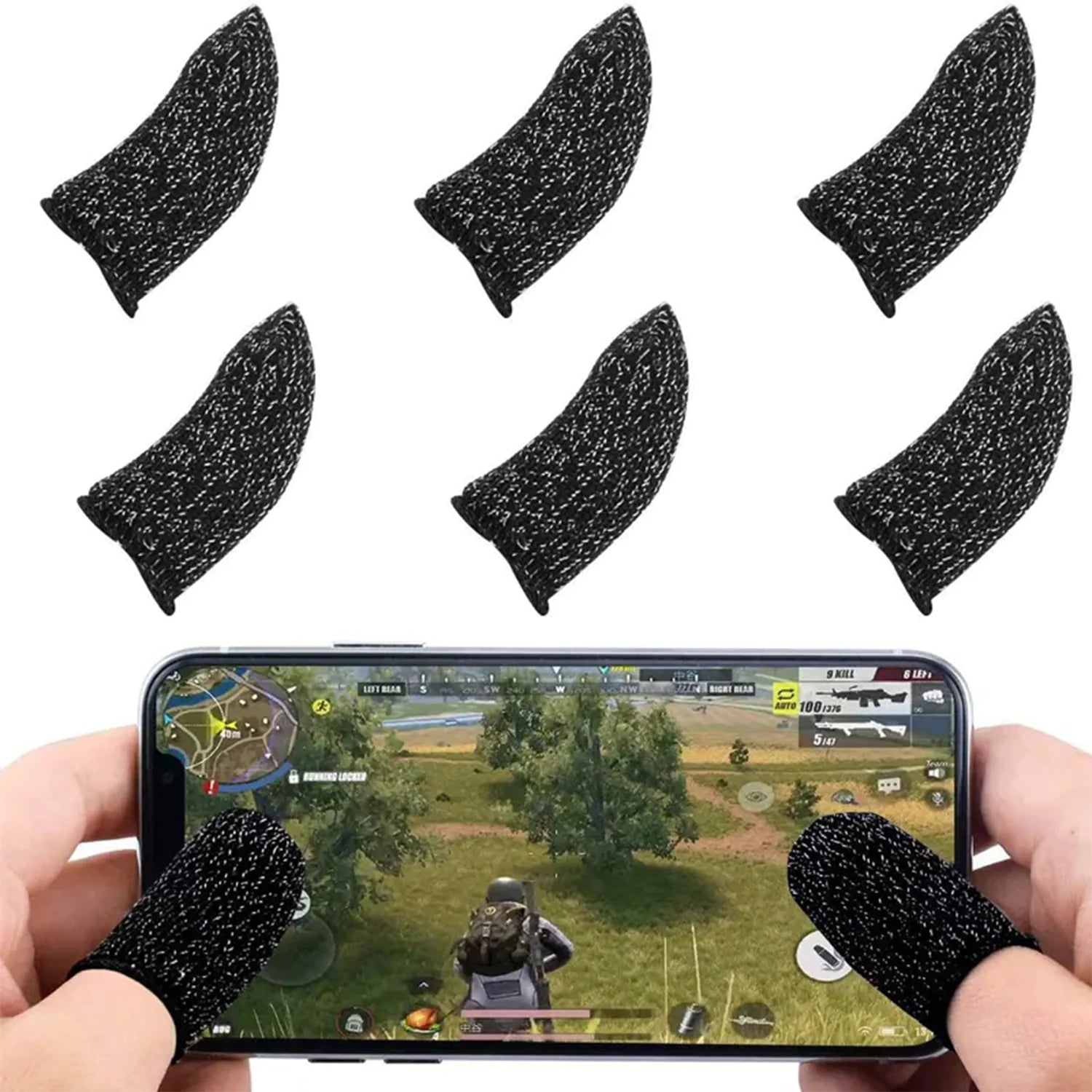 10 Pcs Screen PUBG Gaming Finger Sleeve