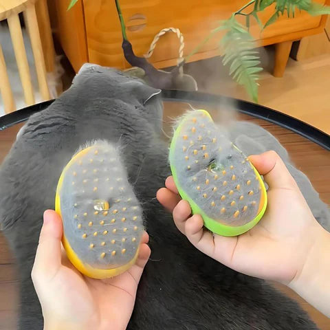 Steamy Cat Brush - No More Fur Everywhere