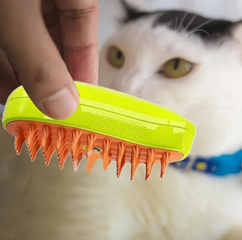 Steamy Cat Brush - No More Fur Everywhere