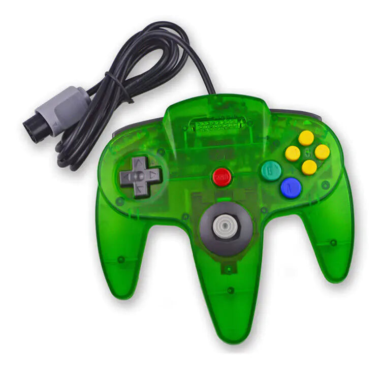 New Wired Controller Joystick Compatible With Nintendo 64 N64 Video Game Console